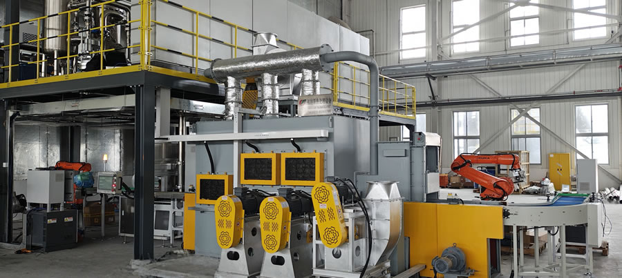 工业VOC蜂窝型催化剂自动化产线