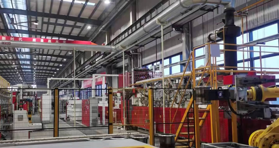 辊棒式调质热处理产线